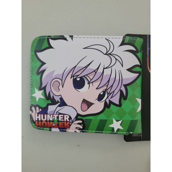 Japanese Anime Hunter X Hunter Characters One Size Leather Purse Green Wallet - Picture 3 of 3